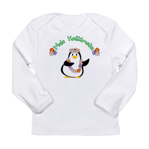 CafePress - Mele Kalikimaka Penguin Long Sleeve T Shirt - Long Sleeve Infant T-Shirt