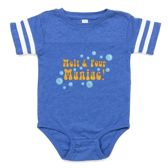 CafePress - Melt Pour Maniac_Tr - Cute Infant Baby Football Bodysuit