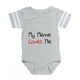 thumbnail image 1 of CafePress - Mema - Cute Infant Baby Football Bodysuit, 1 of 3