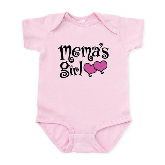 CafePress - Mema's Girl Infant Bodysuit - Baby Light Bodysuit, Size Newborn - 24 Months