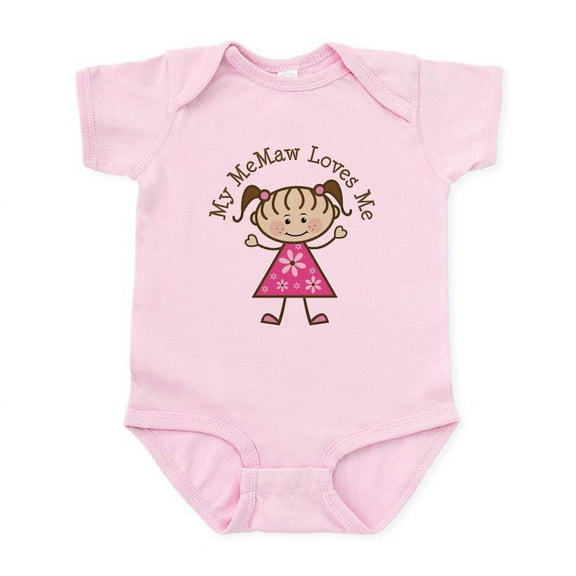 CafePress - Memaw Loves Me Infant Bodysuit - Baby Light Bodysuit, Size Newborn - 24 Months