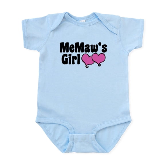 CafePress - Memaw's Girl Infant Bodysuit - Baby Light Bodysuit, Size Newborn - 24 Months