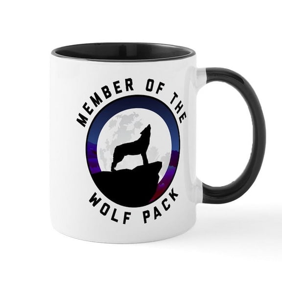 CafePress - Member Of The Wolf Pack - 11 oz Ceramic Mug - Novelty Coffee Tea Cup