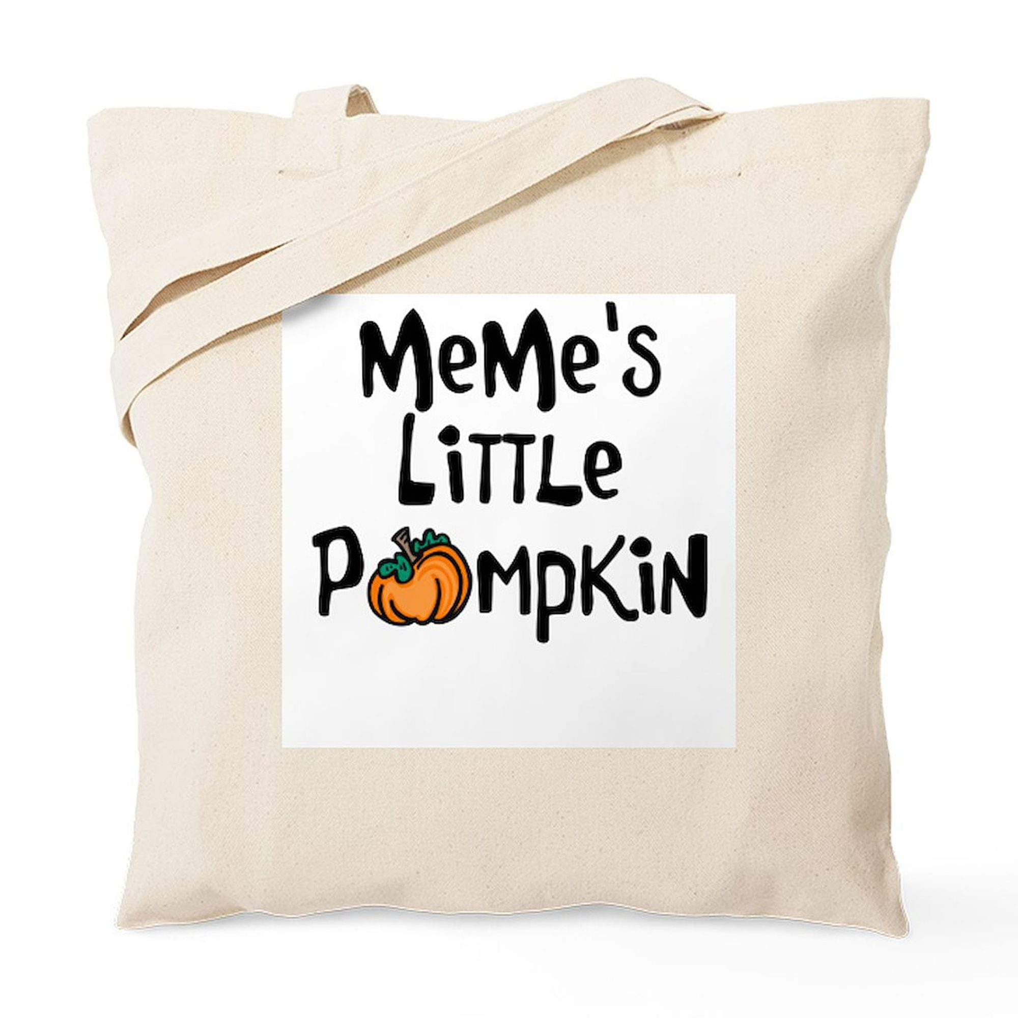 CafePress - Meme's Little Pumpkin Trick Or Treat Bag - Natural Canvas Tote  Bag, Cloth Shopping Bag 