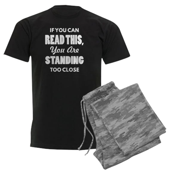 CafePress - Men's Dark Pajamas - Men's Dark Loose Fit Cotton Pajama Set