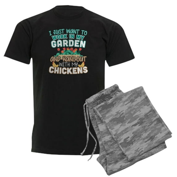 CafePress - Men's Dark Pajamas - Men's Dark Loose Fit Cotton Pajama Set