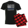 thumbnail image 1 of CafePress - Men's Dark Pajamas - Men's Dark Loose Fit Cotton Pajama Set, 1 of 7