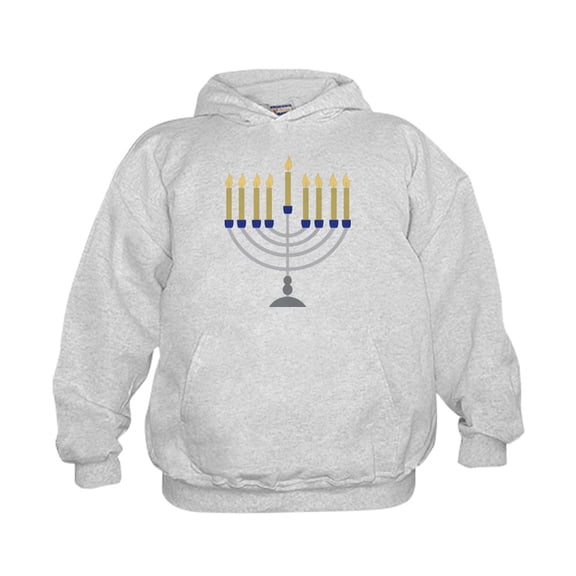 CafePress - Menorah Hoodie - Kids Hooded Sweatshirt, Classic Hoodie