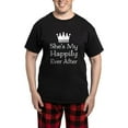 thumbnail image 1 of CafePress - Mens Couples Fairytale Quote Pajamas - Men's Dark Loose Fit Cotton Pajama Set, 1 of 7