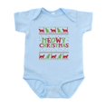 thumbnail image 1 of CafePress - Meowy Christmas Baby Light Bodysuit - Baby Light Bodysuit, Size Newborn - 24 Months, 1 of 4