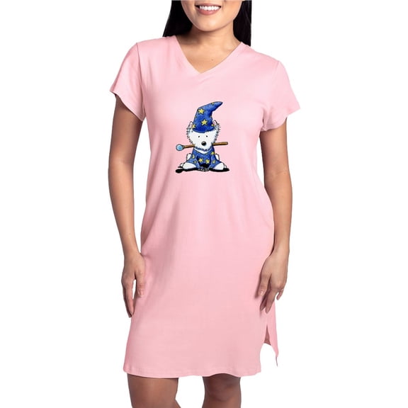 CafePress - Merlin Westie Wizard - Women's Nightshirt