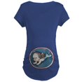 thumbnail image 1 of CafePress - Mermaid Brunette Maternity Dark T Shirt - Maternity Dark T-Shirt, 1 of 3