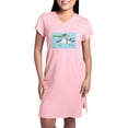 thumbnail image 1 of CafePress - Mermaid Swimming With Unicorn - Women's Nightshirt, 1 of 4