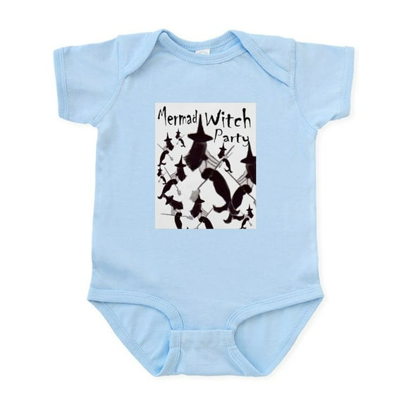 CafePress - Mermaid Witch Halloween Part Infant Bodysuit - Baby Light Bodysuit, Size Newborn - 24 Months