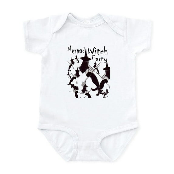 CafePress - Mermaid Witch Halloween Part Infant Bodysuit - Baby Light Bodysuit, Size Newborn - 24 Months