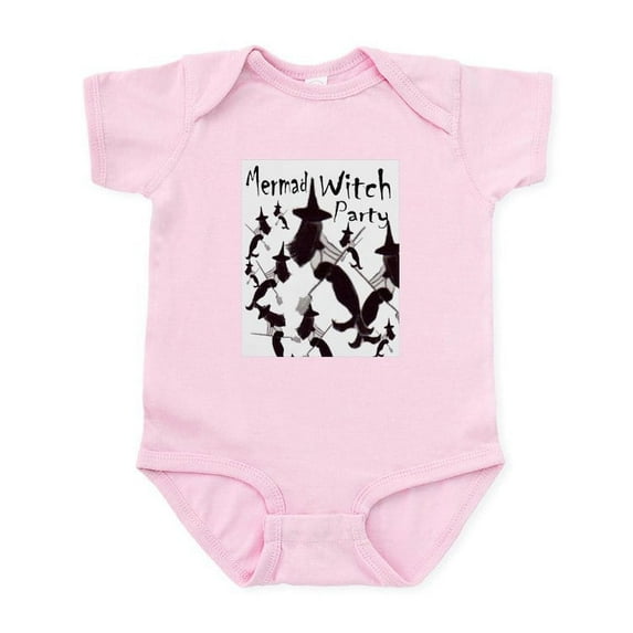 CafePress - Mermaid Witch Halloween Part Infant Bodysuit - Baby Light Bodysuit, Size Newborn - 24 Months