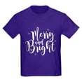 thumbnail image 1 of CafePress - Merry And Bright Kids Dark T Shirt - Dark T-Shirt Kids XS-XL, 1 of 4