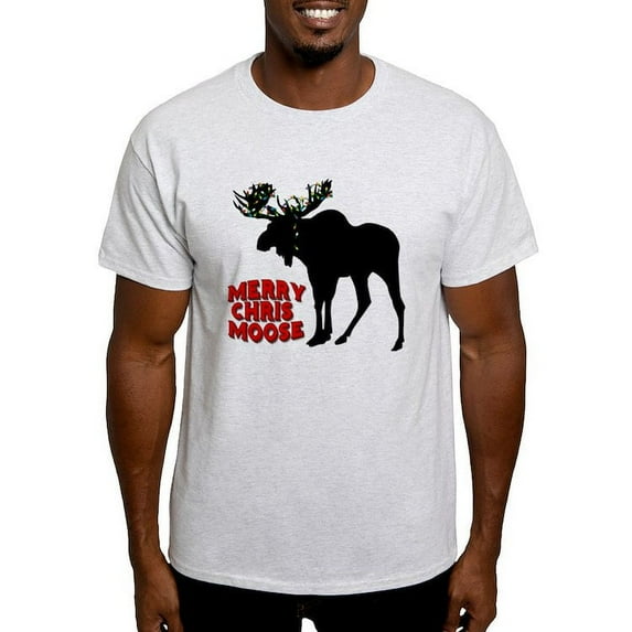 CafePress - Merry Chrismoose T Shirt - Men's Classic Graphic T-Shirt