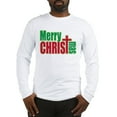 thumbnail image 1 of CafePress - Merry Christmas Men's Long Sleeve T Shirt - Unisex Cotton Long Sleeve T-Shirt, 1 of 4