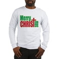 thumbnail image 1 of CafePress - Merry Christmas Men's Long Sleeve T Shirt - Unisex Cotton Long Sleeve T-Shirt, 1 of 4