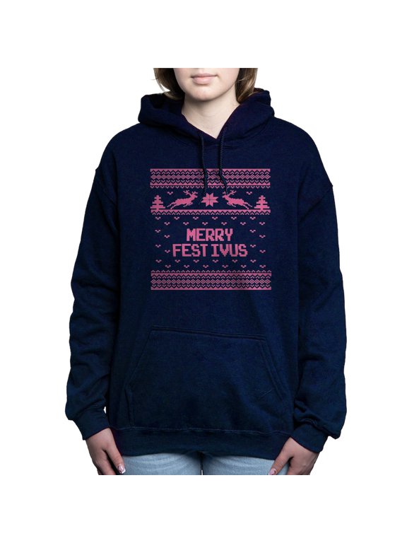 - Merry FESTIVUS™ Holiday Ugly Swea Hooded Sweatshir - Pullover Hoodie, Classic & Comfortable Hooded Sweatshirt