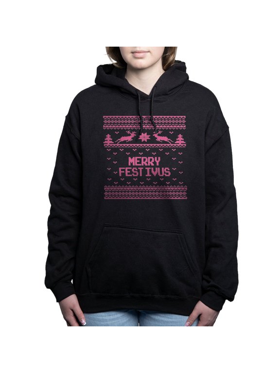 - Merry FESTIVUS™ Holiday Ugly Swea Hooded Sweatshir - Pullover Hoodie, Classic & Comfortable Hooded Sweatshirt