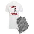 thumbnail image 1 of CafePress - Merry Fishmas! - Men's Light Pajamas, 1 of 1