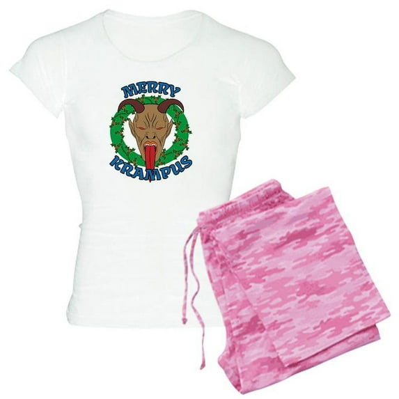 CafePress - Merry Krampus - Women's Light Pajamas