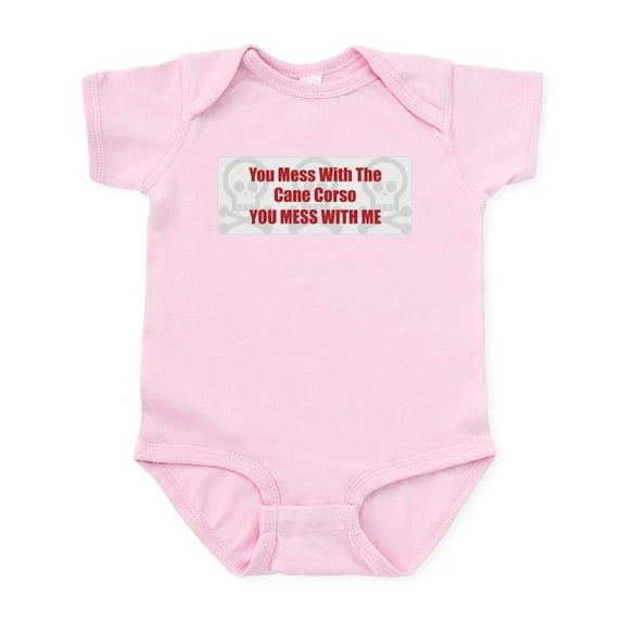 CafePress - Mess With Corso Infant Bodysuit - Baby Light Bodysuit, Size Newborn - 24 Months