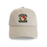 CafePress - Messina Sicilia Cap - Adjustable 100% Brushed Unisex Casual Cotton Baseball Cap, Beige, 1