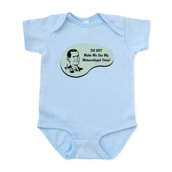 CafePress - Meteorologist Voice Infant Bodysuit - Baby Light Bodysuit, Size Newborn - 24 Months