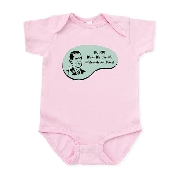 CafePress - Meteorologist Voice Infant Bodysuit - Baby Light Bodysuit, Size Newborn - 24 Months
