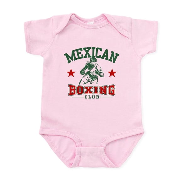 CafePress - Mexican Boxing Infant Bodysuit - Baby Light Bodysuit, Size Newborn - 24 Months