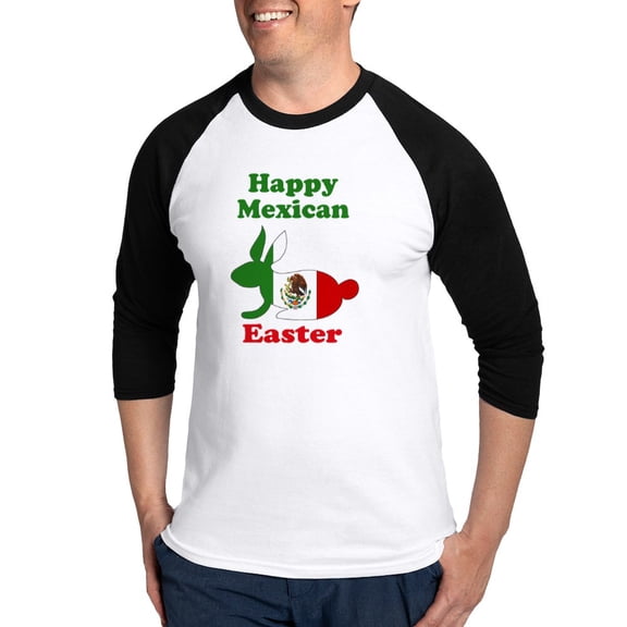 CafePress - Mexican Easter Baseball Jersey - Cotton Baseball Jersey, 3/4 Raglan Sleeve Shirt
