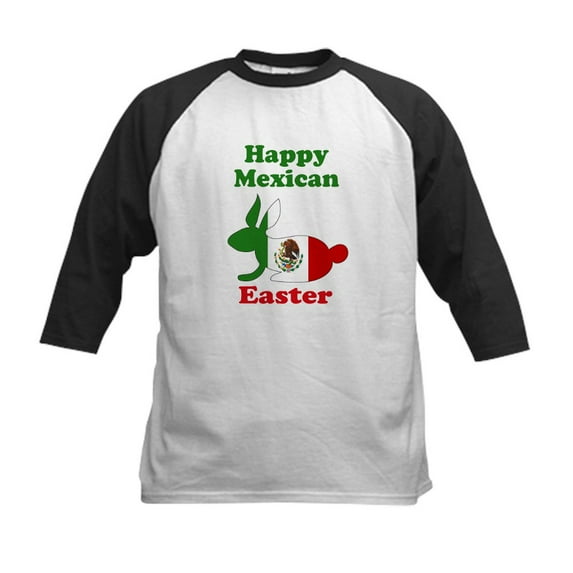 CafePress - Mexican Easter Kids Baseball Jersey - Kids Cotton Baseball Jersey, 3/4 Sleeve Shirt