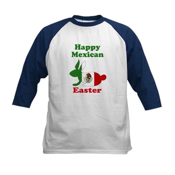 CafePress - Mexican Easter Kids Baseball Jersey - Kids Cotton Baseball Jersey, 3/4 Sleeve Shirt