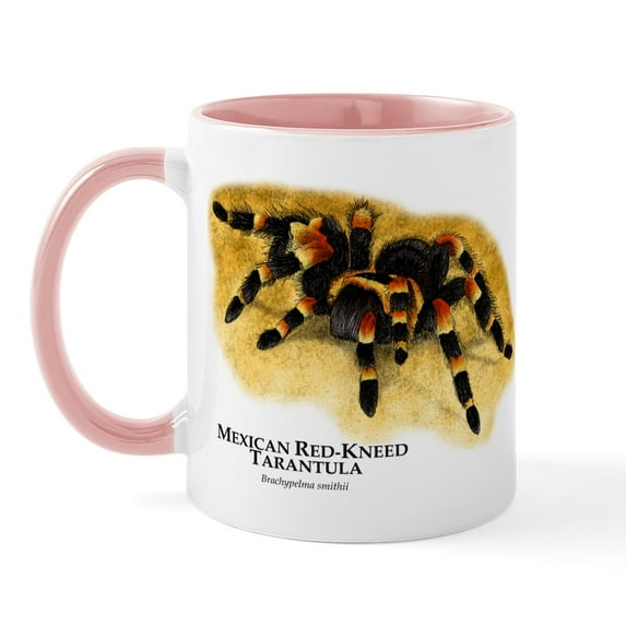 CafePress - Mexican Red Kneed Tarantula Mug - 11 oz Ceramic Mug - Novelty Coffee Tea Cup