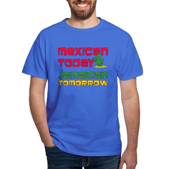 CafePress - Mexican Today Jamaican Tomorrow T Shirt - Men's Classic Graphic Cotton T-Shirt