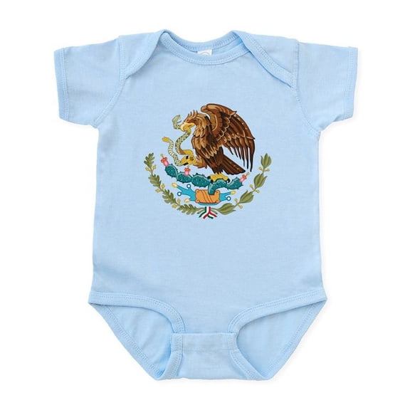 CafePress - Mexico Coat Of Arms Infant Bodysuit - Baby Light Bodysuit, Size Newborn - 24 Months