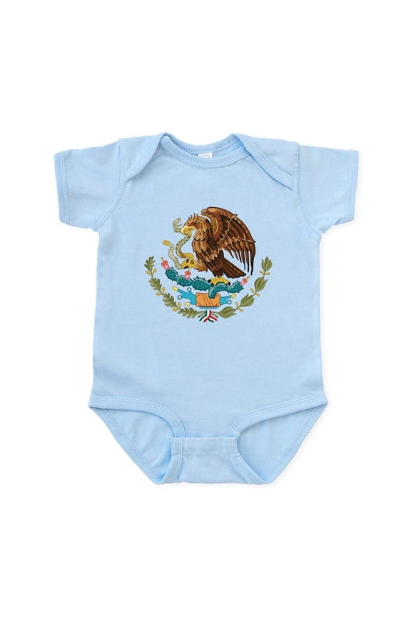 - Mexico Coat Of Arms Infant Bodysuit - Baby Light Bodysuit, Size Newborn - 24 Months