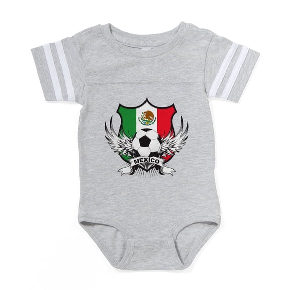 CafePress - Mexico - Cute Infant Baby Football Bodysuit