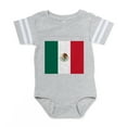 thumbnail image 1 of CafePress - Mexico Flag_Sb - Cute Infant Baby Football Bodysuit, 1 of 3