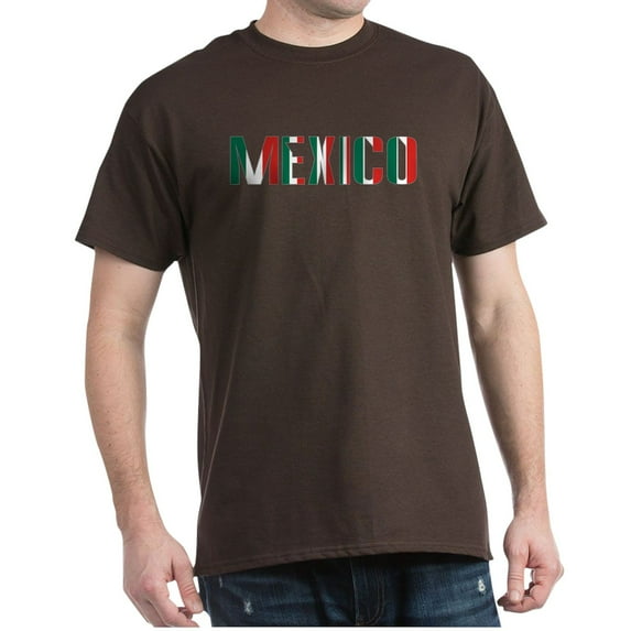 CafePress - Mexico Grey Border T Shirt - Men's Classic Graphic Cotton T-Shirt