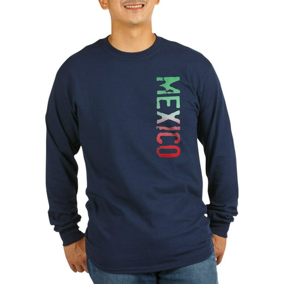 CafePress - Mexico Long Sleeve Dark T Shirt - Long Sleeve Dark T-Shirt