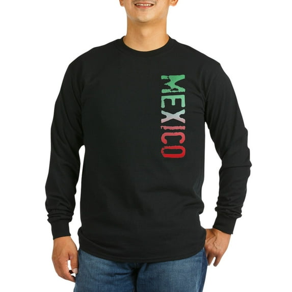 CafePress - Mexico Long Sleeve Dark T Shirt - Long Sleeve Dark T-Shirt