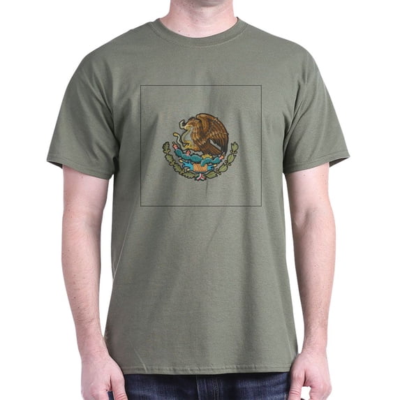 CafePress - Mexico Mexican Eagle Dark T Shirt - Men's Classic Graphic Cotton T-Shirt
