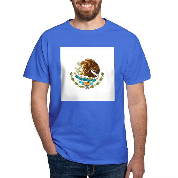 CafePress - Mexico Mexican Eagle Dark T Shirt - Men's Classic Graphic Cotton T-Shirt