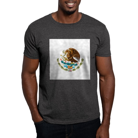 CafePress - Mexico Mexican Eagle Dark T Shirt - Men's Classic Graphic Cotton T-Shirt