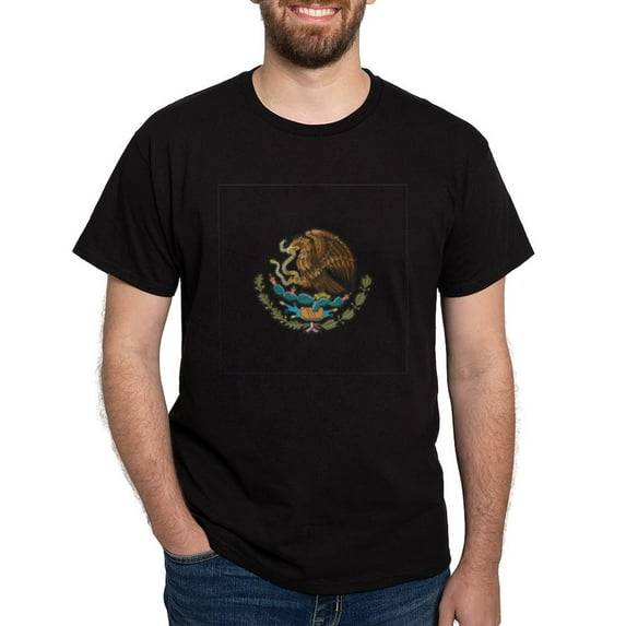 CafePress - Mexico Mexican Eagle Dark T Shirt - Men's Classic Graphic Cotton T-Shirt