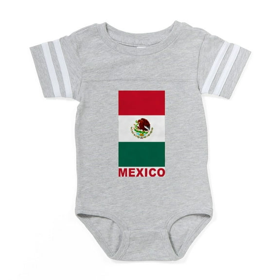 CafePress - Mexico_S - Cute Infant Baby Football Bodysuit